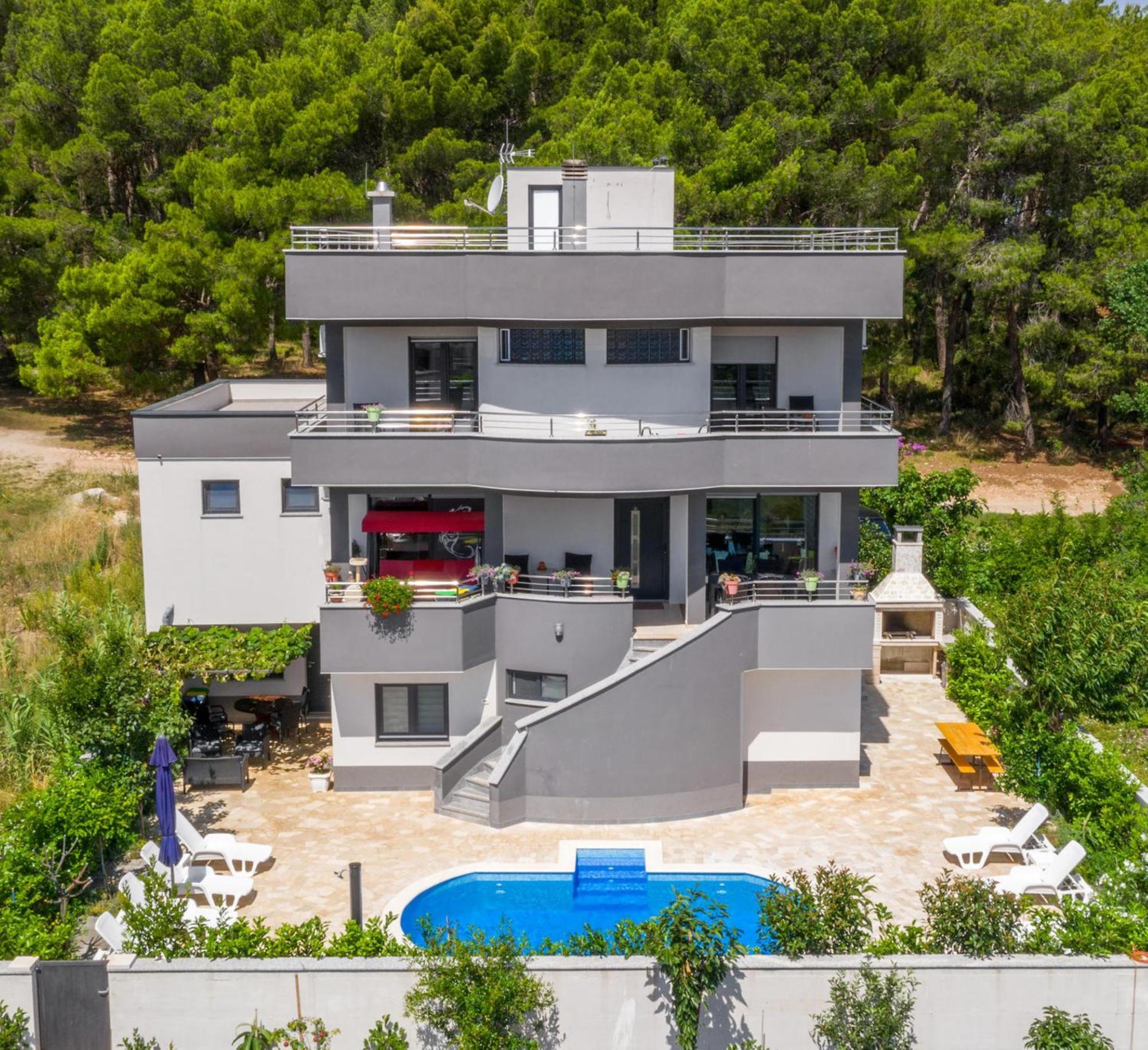 Studio Apartment With Pool Pula Bagian luar foto